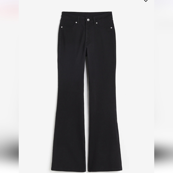 H&M Pants - H&M Black Flare Twill Women's Pants